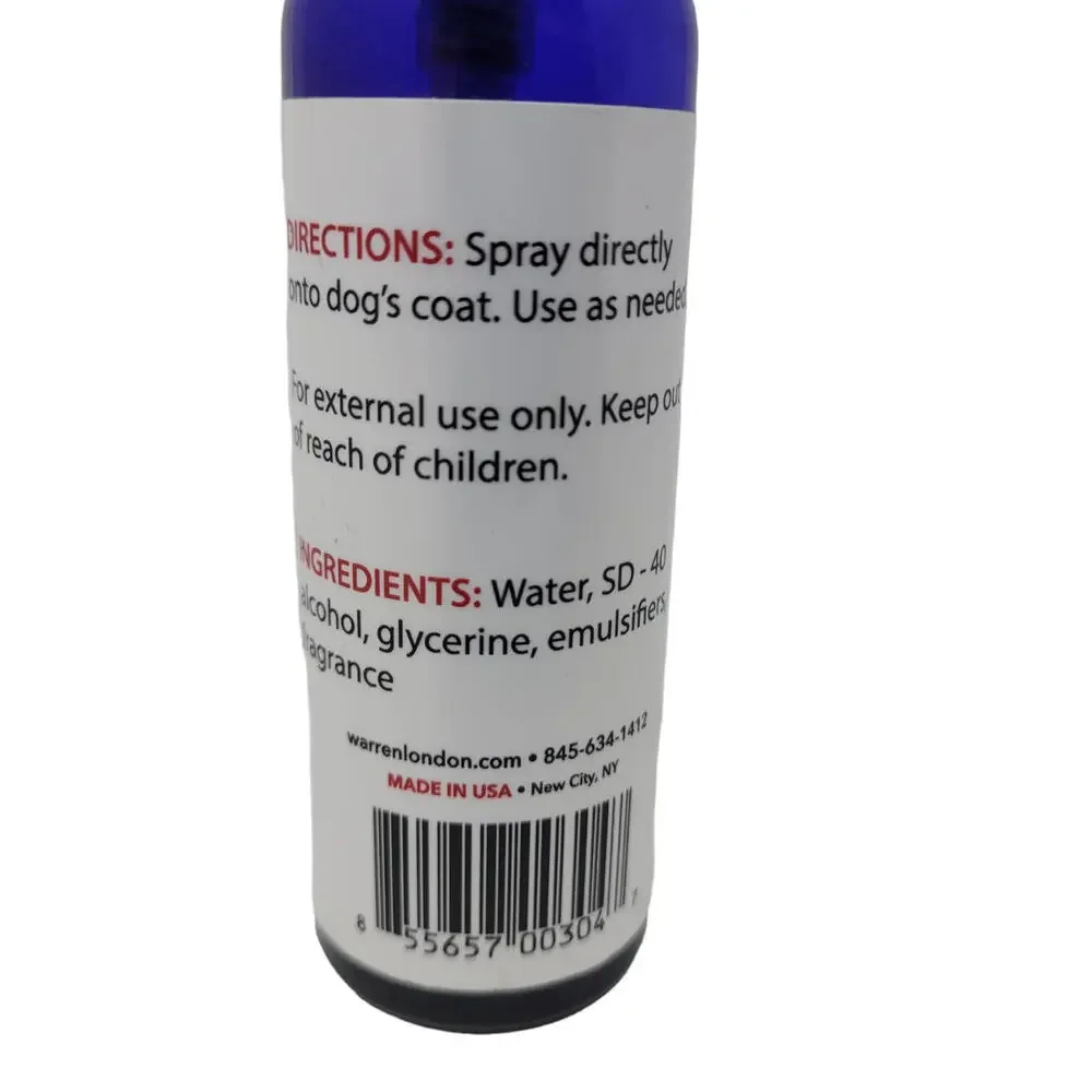 Pomegranate & Fig WET KISS by Warren London Long Lasting Pet Dog Cologne 2oz.